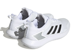 Мужские кроссовки теннисные Adidas Defiant Speed - белый, черный, Серебро