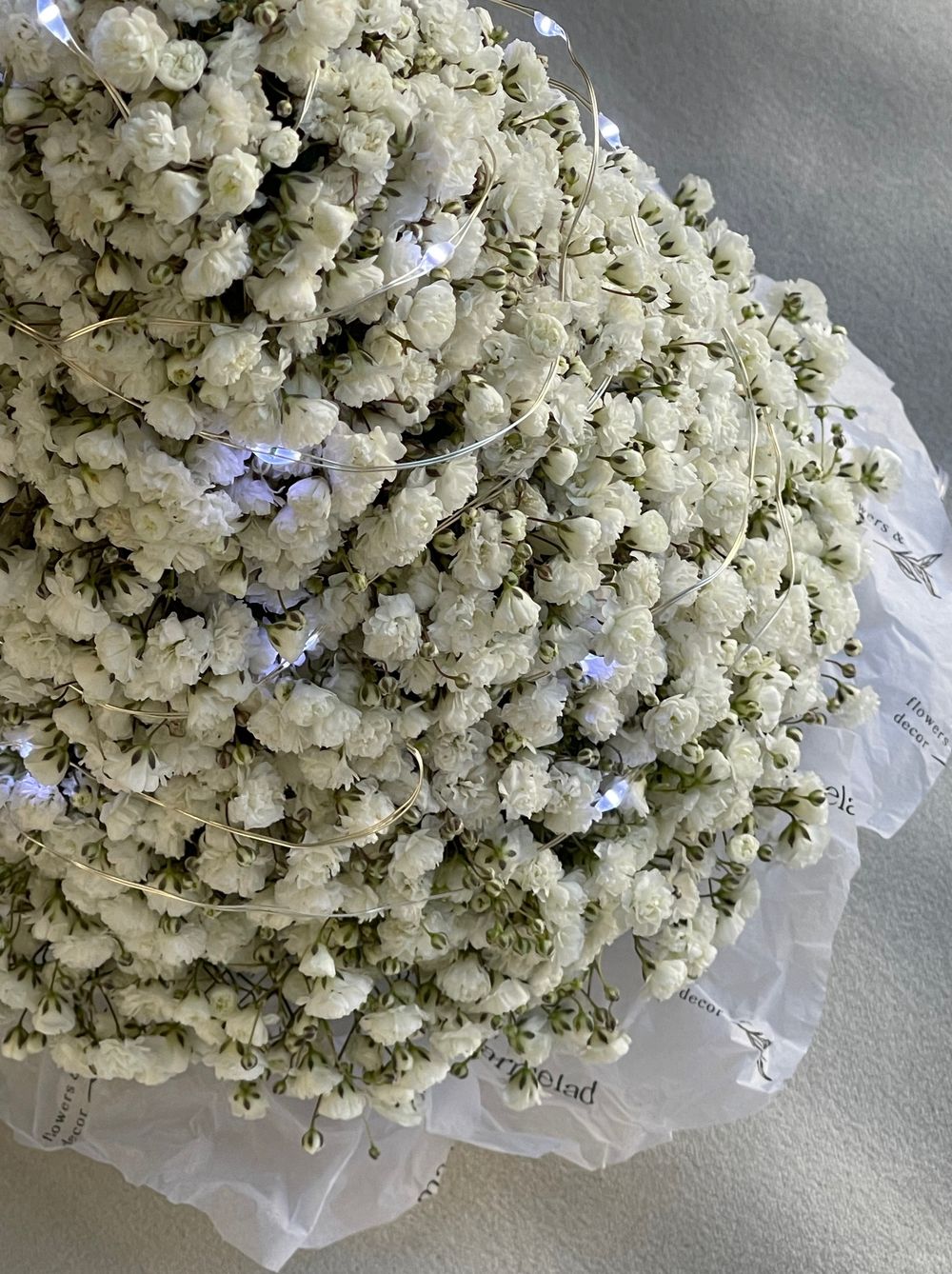 Ёлка из гипсофилы