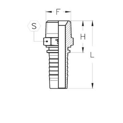 Фитинг DN 16 BSPT 3/4