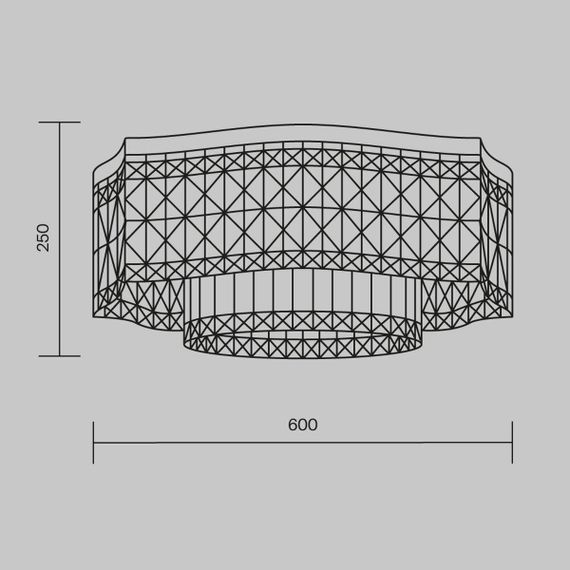 Потолочная люстра Maytoni Dune DIA005CL-10G