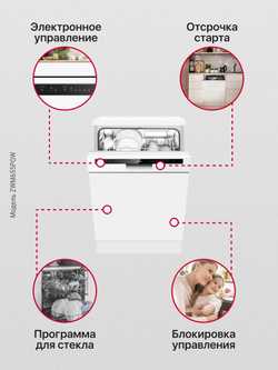 Посудомоечная машина Hansa AutoOpen ZWM655POW