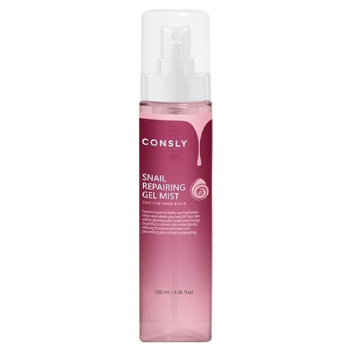 Гель-мист для лица восстанавливающий с муцином улитки Consly Snail Repairing Gel Mist 120мл