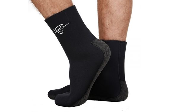 Носки Marlin Anatomic Kevlar 7 мм Черные