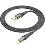 Кабель USB - Lightning HOCO U121 (черный) 1м