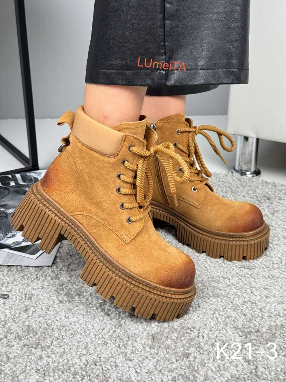 Ботинки нат. кожа по 6 пар (36-40)р./ 21-3