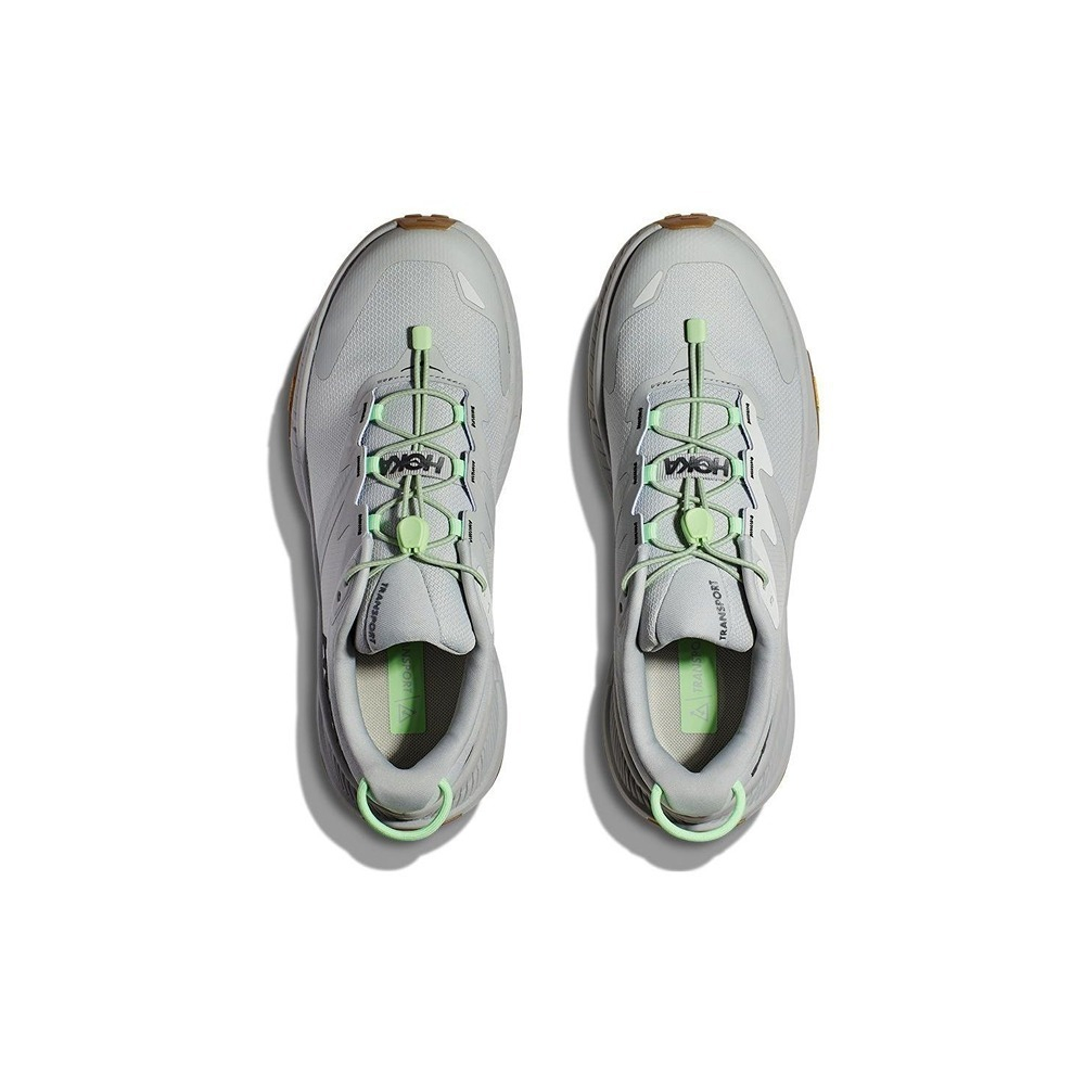 Кроссовки мужские HOKA M TRANSPORT Harbor Mist / Lime Glow