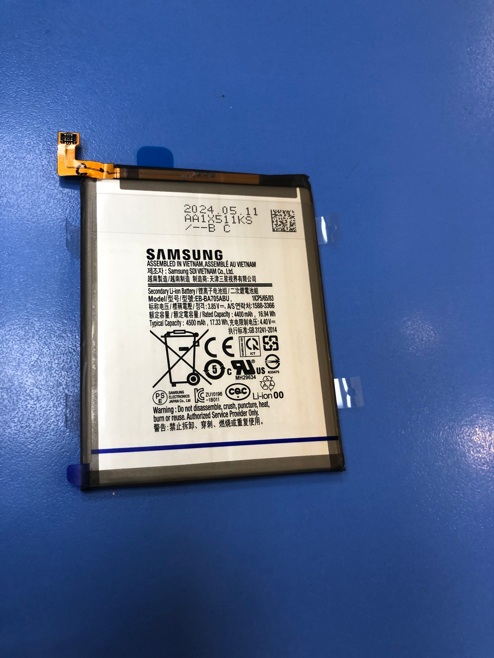 Samsung A705 Galaxy A70 АКБ Оригинал Сервисный GH82-19746A