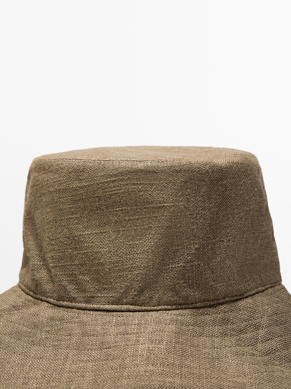 Massimo Dutti Панама с бантом, бежевый