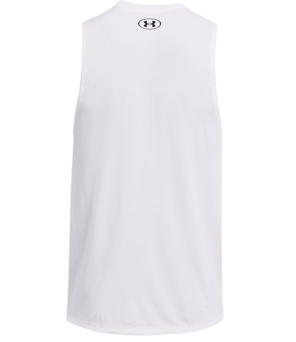 Теннисная футболка Under Armour Tech Tank - white/black