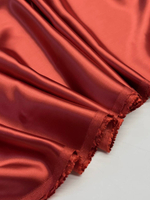 Вискоза атласная Stella McCartney красная