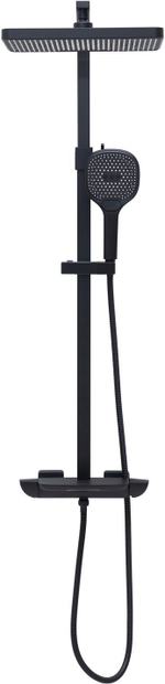 Душевая стойка Allen Brau Infinity 5.21030-31 3 режима, матовый черный