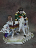 Статуэтка. Фарфор. Наполеон. Папа спит!. Scheibe-Alsbach. Германия