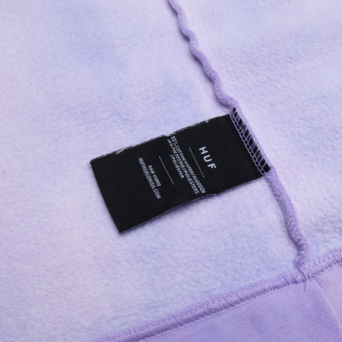 Толстовка мужская HUF Relax Tiedye артикул:PF00345-VIOLT - купить в магазине Дайс