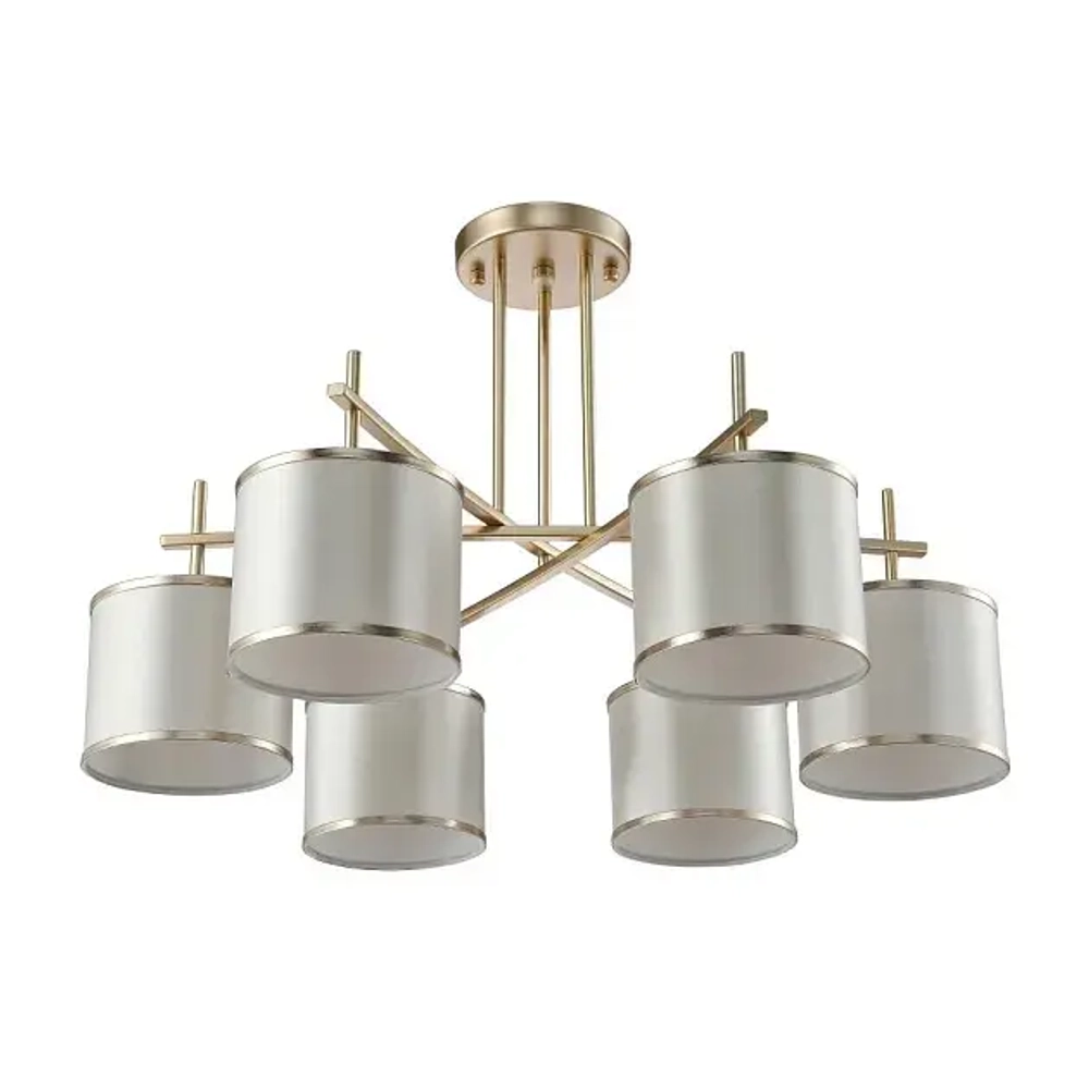 Потолочная люстра Crystal Lux Sergio PL6 Gold