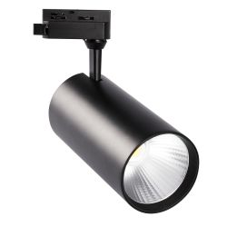 ULB-Q276 32W-4000К BLACK Светильник-прожектор светодиодный трековый. 3000 Лм. Белый свет 4000К. Корпус черный. ТМ Volpe.