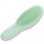 Расческа массажная компактная «Manhattan style», цвет сиреневый/мятный, 20,5*7,5см