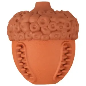 Игрушка Mr.Kranch для собак Орех с пищалкой, 8,5*10 см коричневая с ароматом сливок
