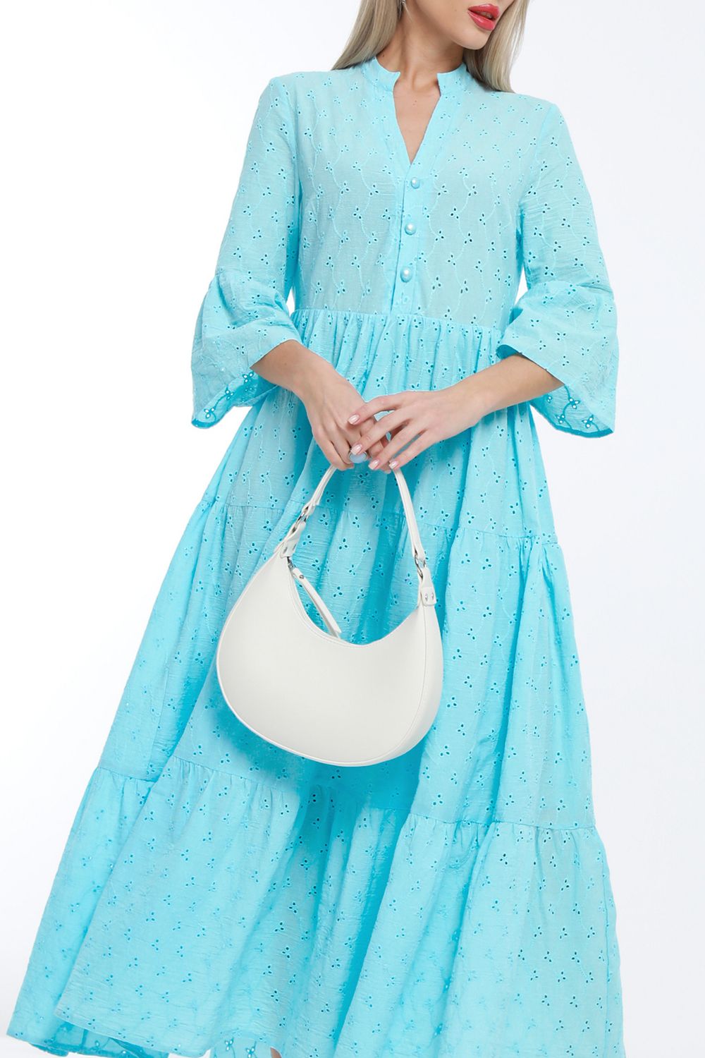 Платье Любим яркое, блю DStrend (Акция)