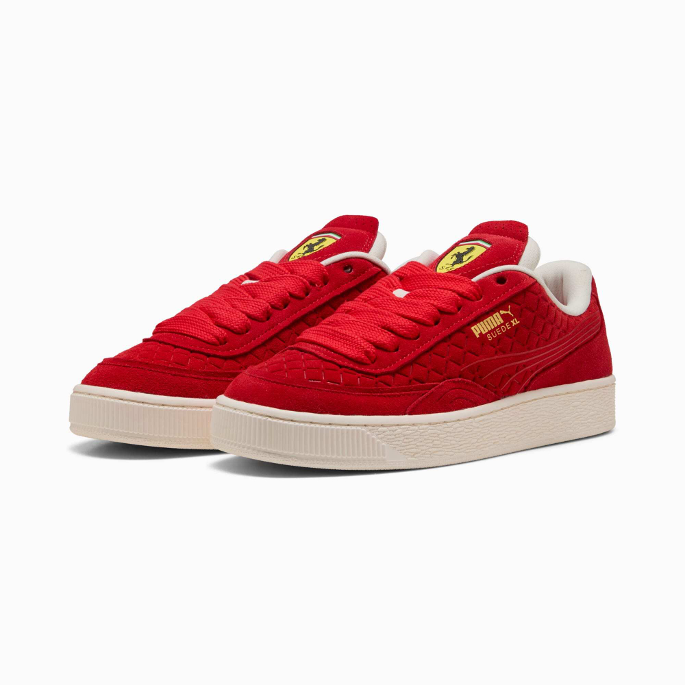 PUMA X SCUDERIA FERRARI КРОССОВКИ УНИСЕКС SUEDE XL, КРАСНЫЙ