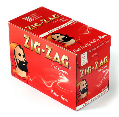 Бумага для сигарет блок "Zig-Zag" Classic 60л*100шт.