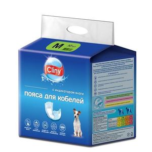 Пояса для кобелей Cliny, размер М (10 шт.) Пояса для кобелей Cliny, размер М (10 шт.)
