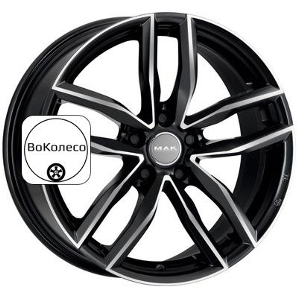 8x18/5x112 ET40 D57,1 Sarthe Black mirror MAK
