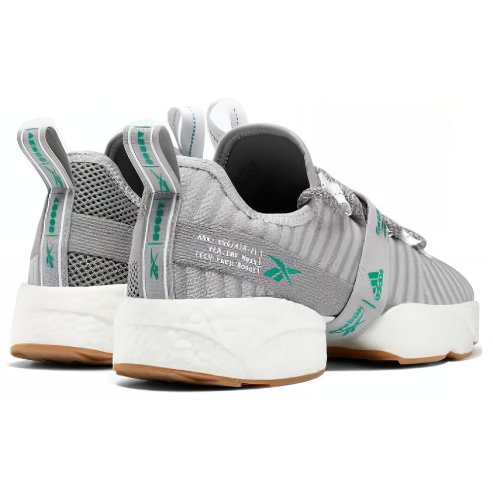 Adidas X Reebok Instapump Fury Boost True Устойчивый к истиранию Низкий Топ Повседневная обувь Унисекс Серый