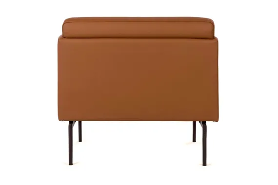 Кресло Bisq, коричневвая кожа