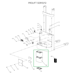 Аккумуляторная батарея (12AGM, 100 Ач)