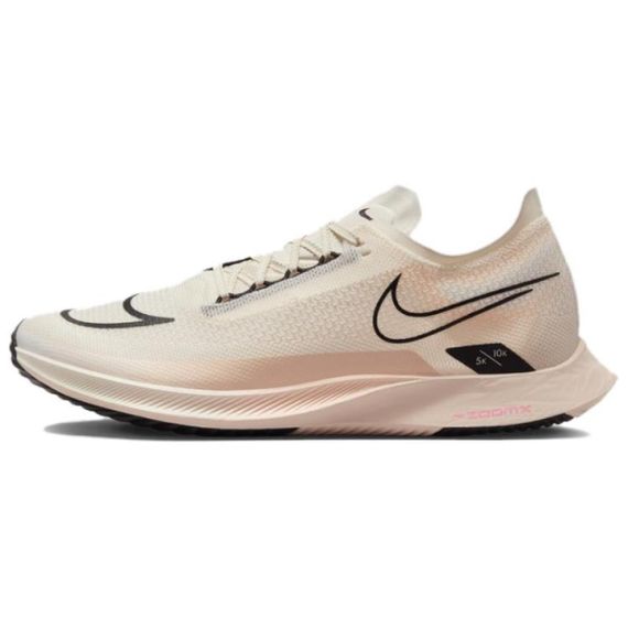 NIKE Беговые кроссовки Низкие Бежевые/черные Мужские
