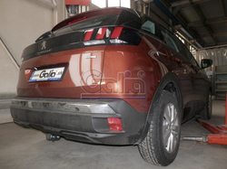 Фаркоп оцинкованный Galia P046C для Peugeot 3008 2016-, кроме GT line, Opel Grandland X 2017-(паспорт и сертификат в комплекте)(без электрики)