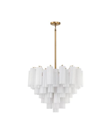 Люстра “Толбот” c белым стеклом