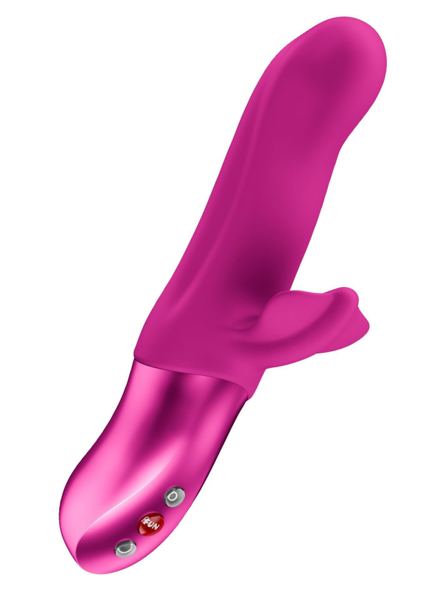 Лиловый вибратор-пульсатор Bi Stronic Fusion