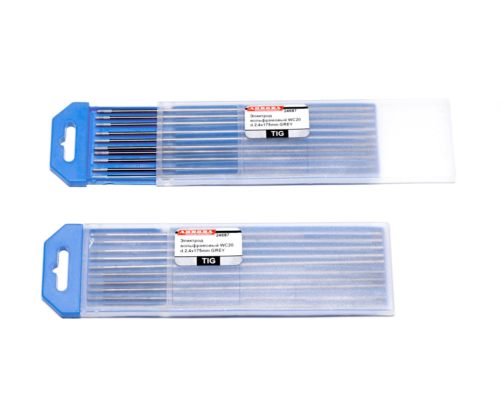 Вольфрамовый электрод WC-20 d.2.4x175mm GREY