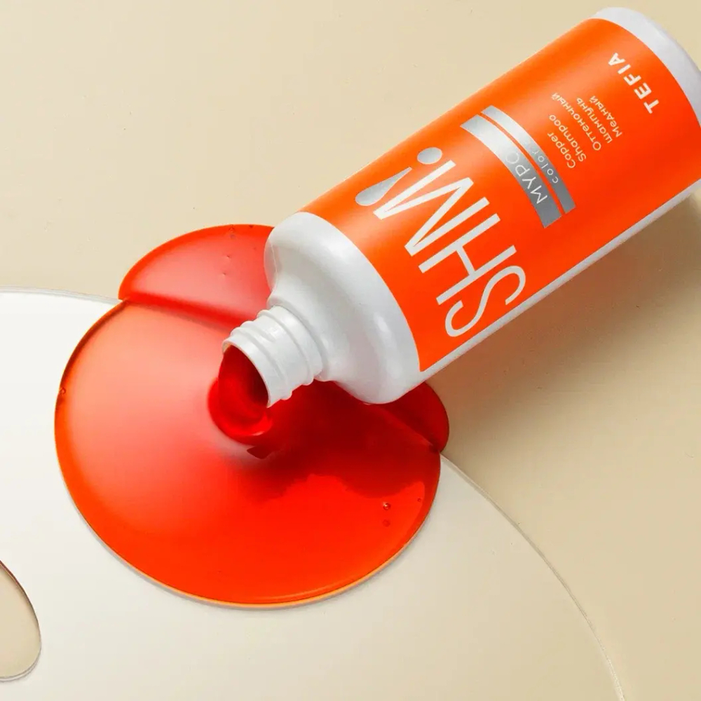 Оттеночный шампунь Медный Mypoint Tefia Color Care Copper Shampoo, 300 мл