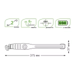 Фонарь Gauss LED автомобильный GFL801 8W 500lm Li-on 2100mAh диммируемый