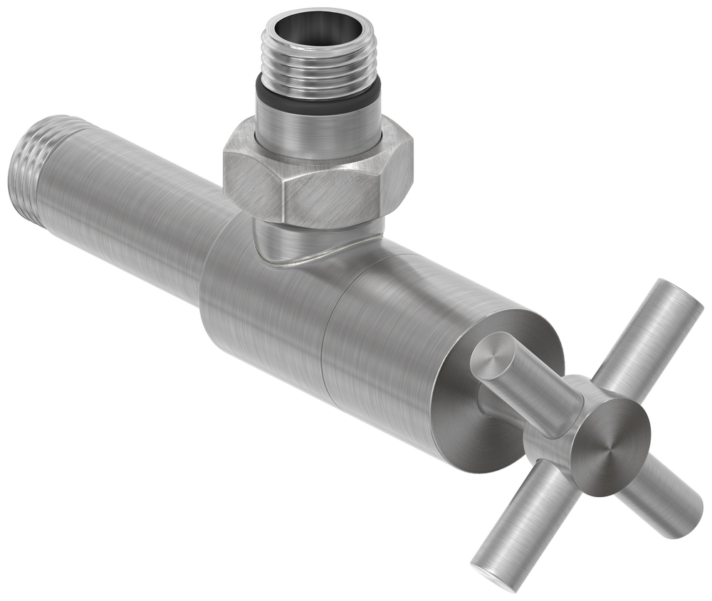 Вентиль Сунержа угловой крест (G 1/2" НР х G 1/2" НР)