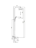 Душевая система с тропическим душем Frap F2491-29