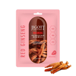 Маска для лица Jigott Red Ginseng Real Ampoule Mask тканевая Красный Женьшень 27 мл