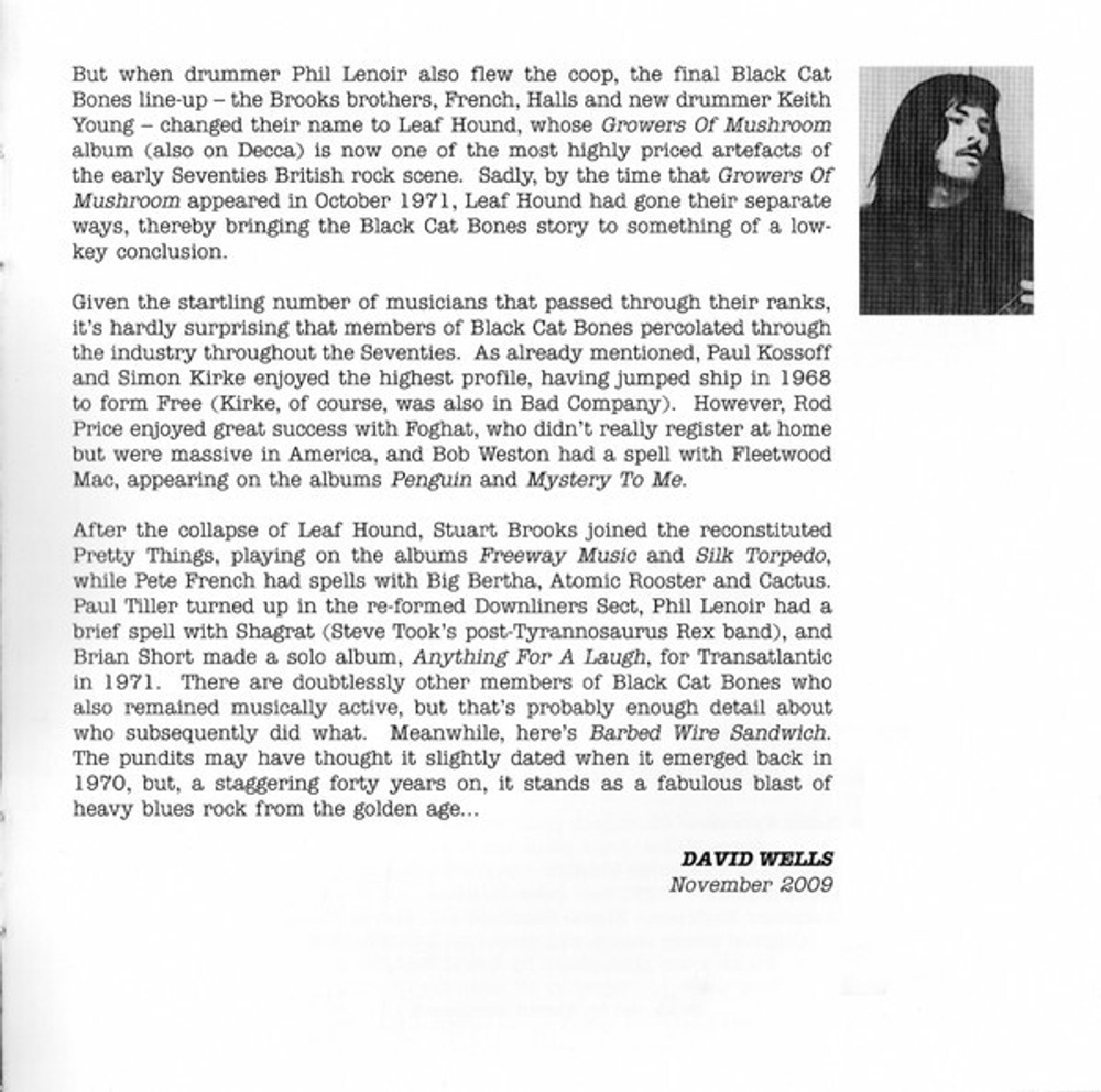 Black Cat Bones / Barbed Wire Sandwich (CD)