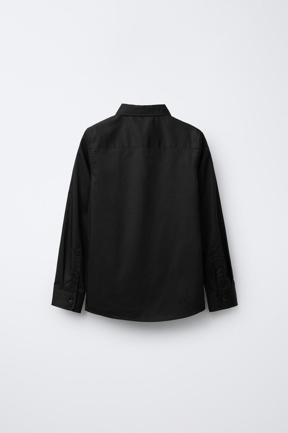 ZARA ОДНОТОННАЯ РУБАШКА, ЧЕРНЫЙ