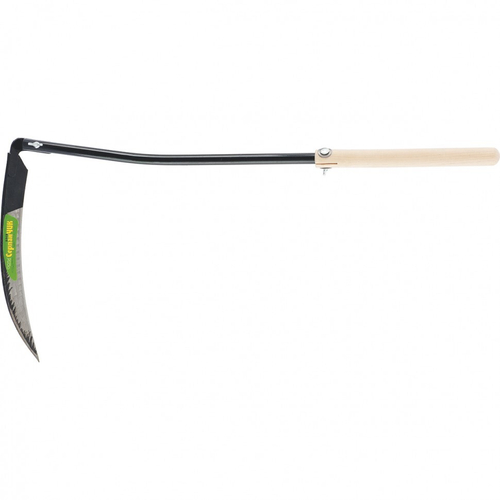 Коса - серпан "СерпанЧик", 385 мм, металлическое косовище, деревянная рукоятка, Арти,