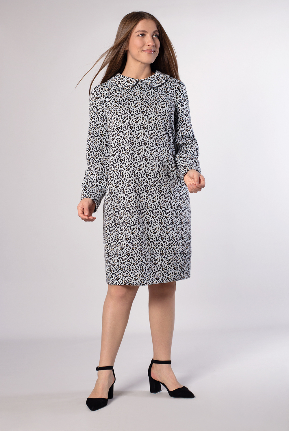 Платье женское 4162зп, Леопард #225Лек054162зп
