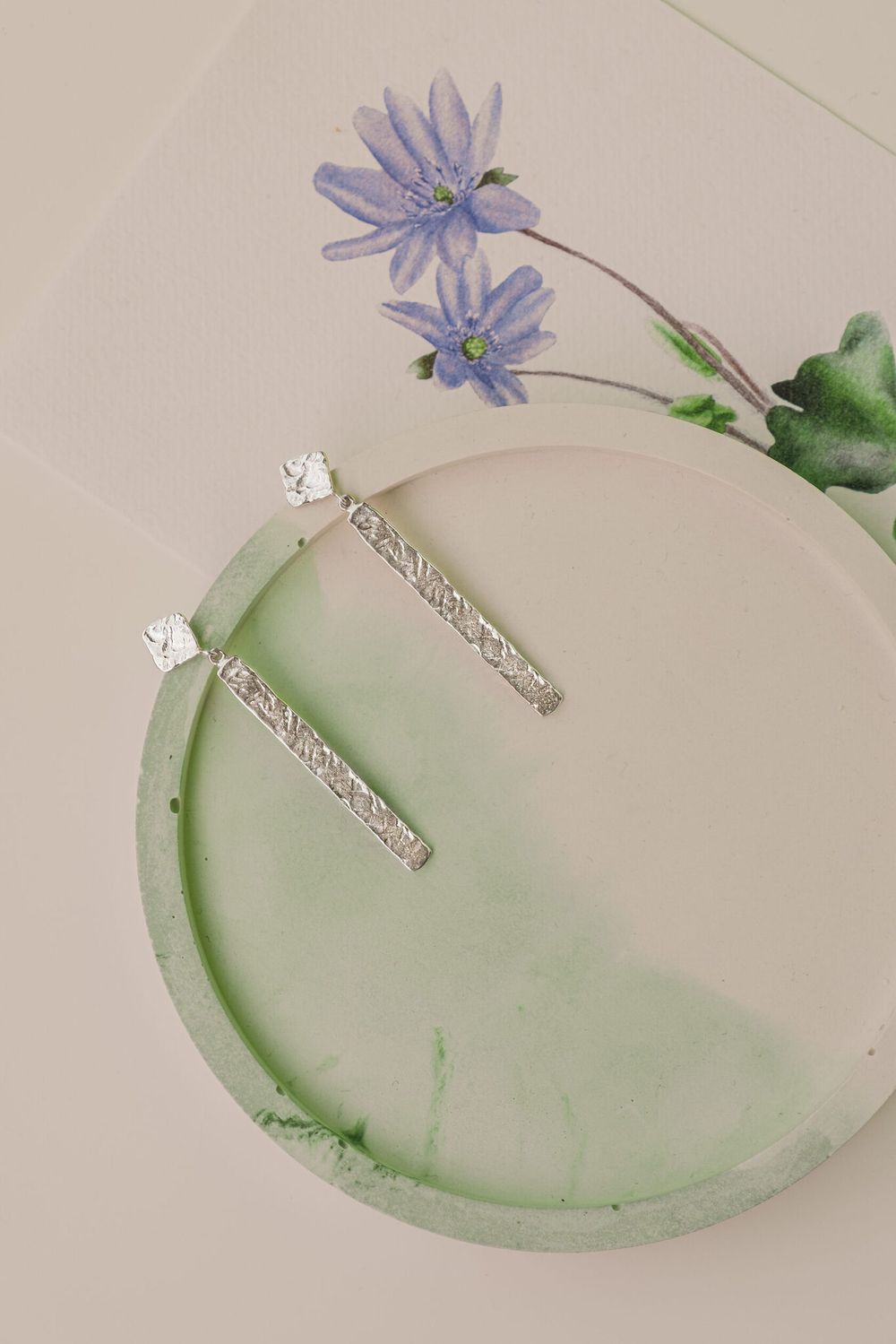 Серьги Мозаика длинные