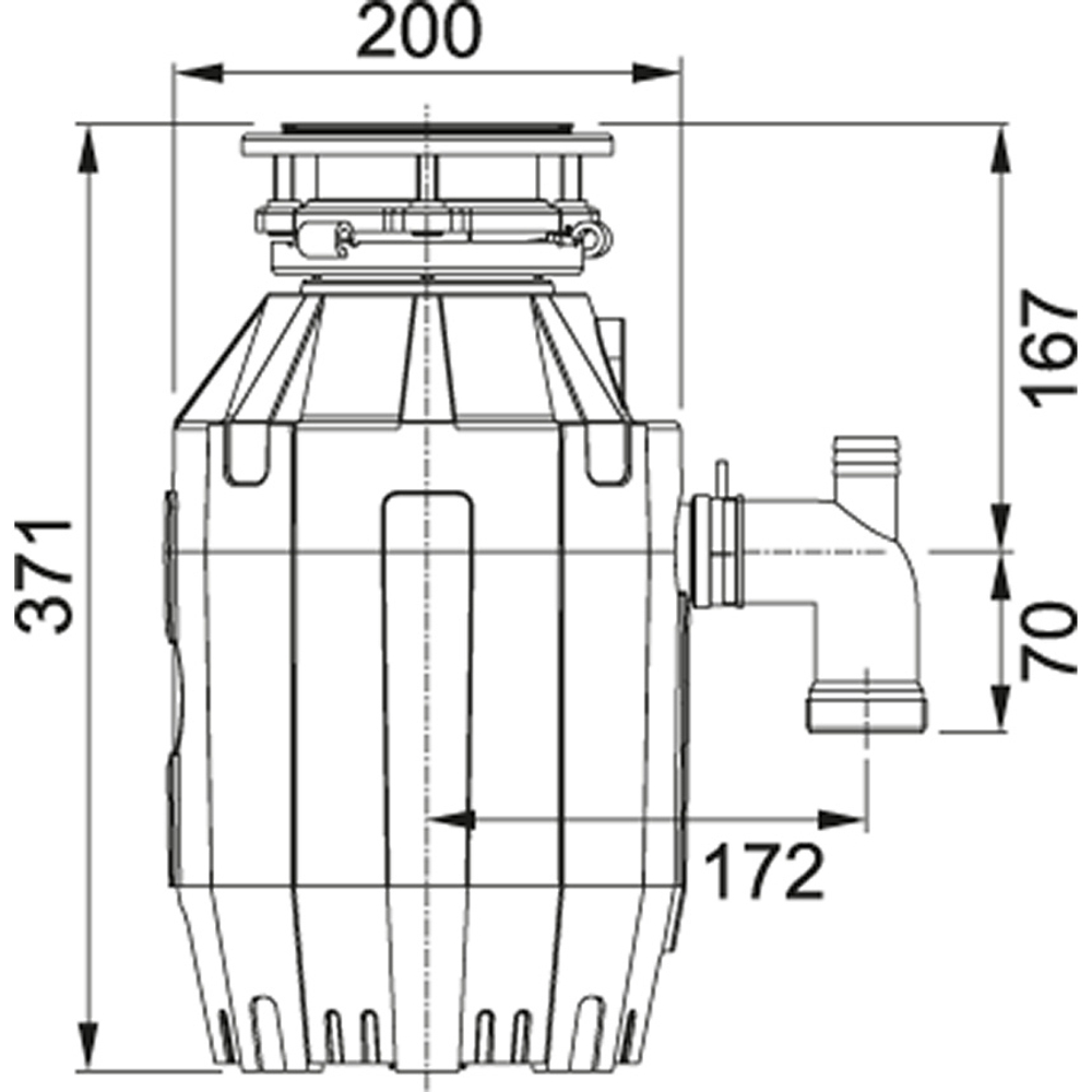 Измельчитель пищевых отходов Franke TE-75 134.0535.241