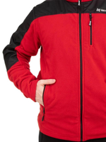 Костюм флисовый Nisus Argut с мембранными вставками, красно-черный, 56-58/182-188