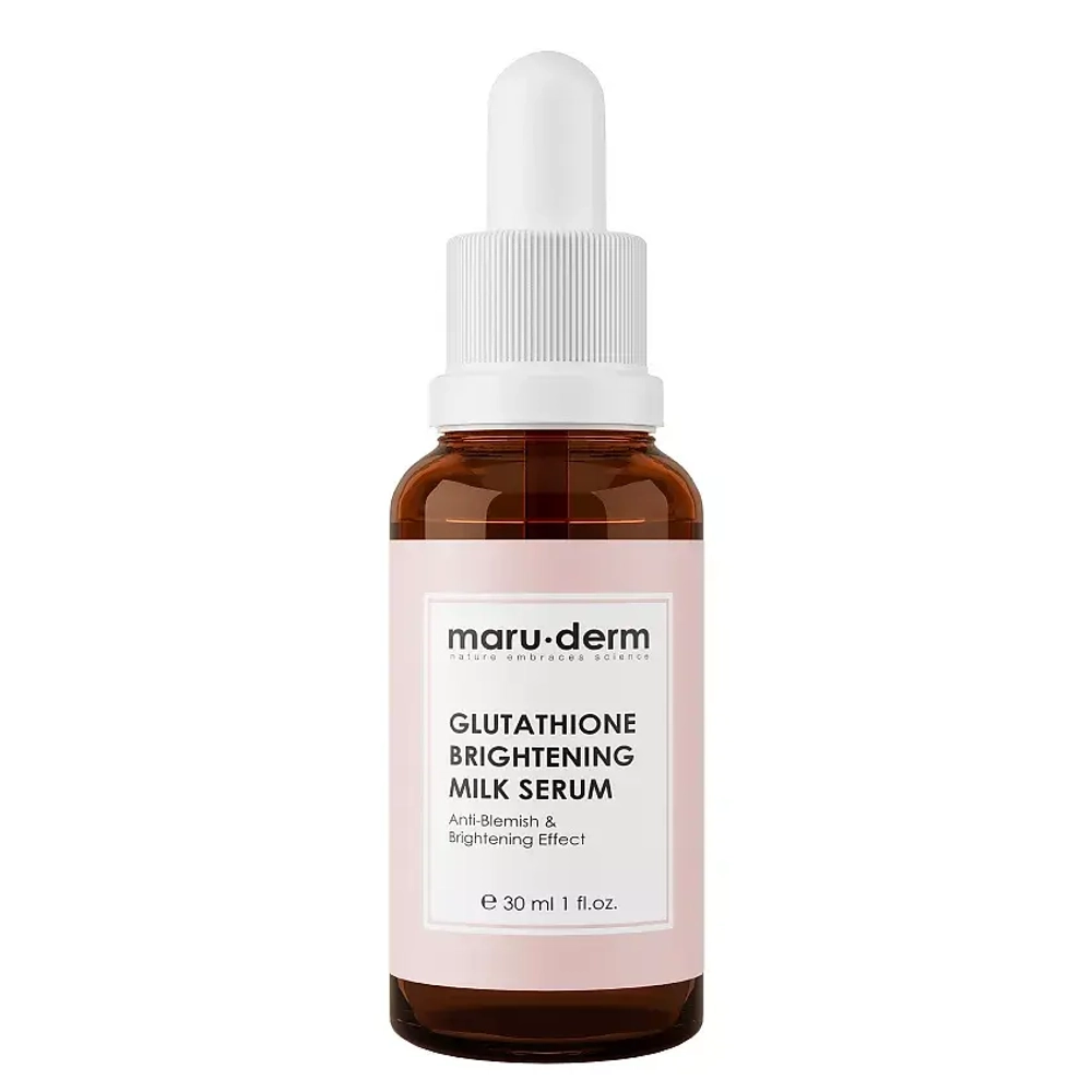 Maruderm, Глутатионовая отбеливающая молочная сыворотка против пятен Glutathione Brightening Milk Serum, 30 мл.