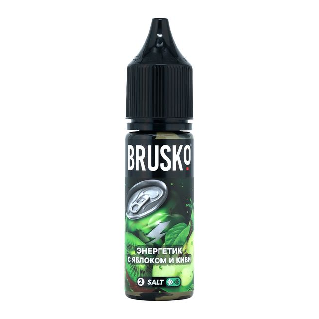 Brusko Salt (Chubby) 35 мл - Энергетик с яблоком и киви (20 мг)