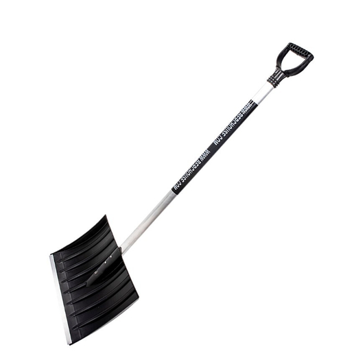 Лопата снеговая №4 алюм 450х3200мм V-ручка Бирхаус