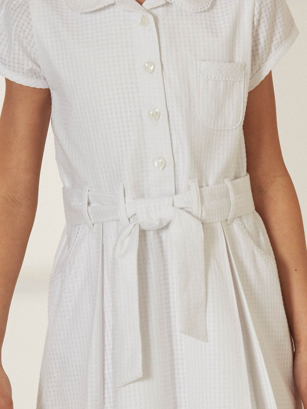 Платье и резинка для волос в комплекте для девочки Next C57-760, Белый